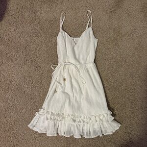 White mini dress